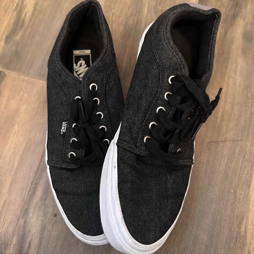 Vans Black and White Men's Shoes